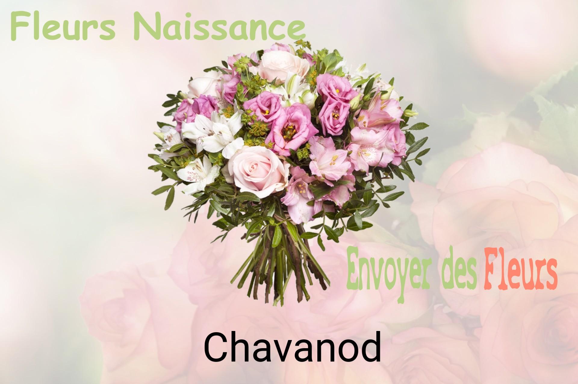 Bouquet de fleurs de naissance livré à Chavanod